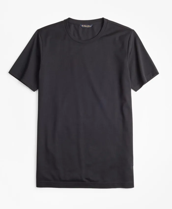 Brooks Brothers Polos and TShirts Premium ExtraFine Supima Cotton Pique TShirt Black 8211 Men Brooks Brothers Polos and TShirts Premium ExtraFine Supima Cotton Pique TShirt Black 8211 Men
