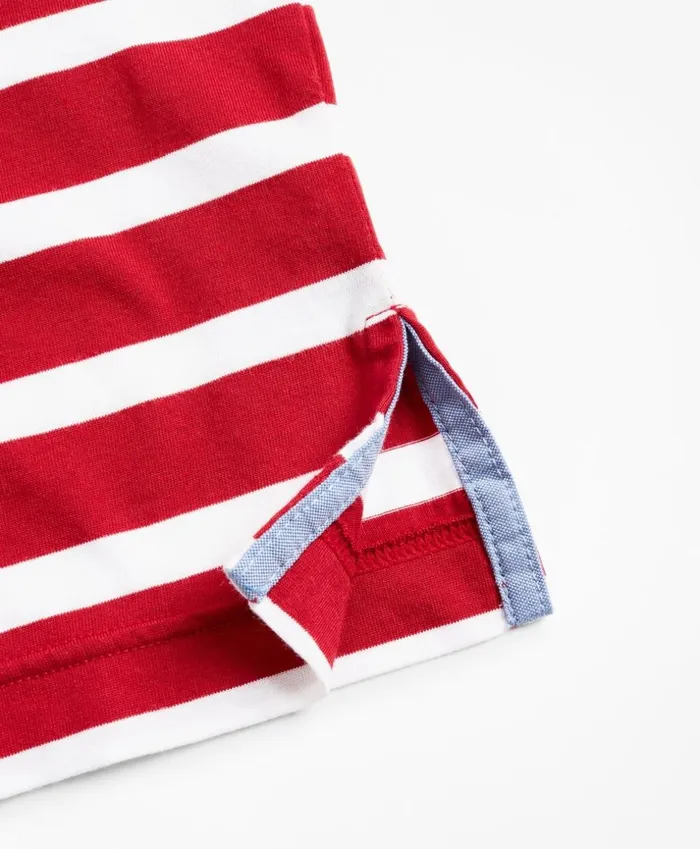 Brooks Brothers Polos and TShirts Supima Cotton Stripe TShirt Red 8211 Men Brooks Brothers Polos and TShirts Supima Cotton Stripe TShirt Red 8211 Men