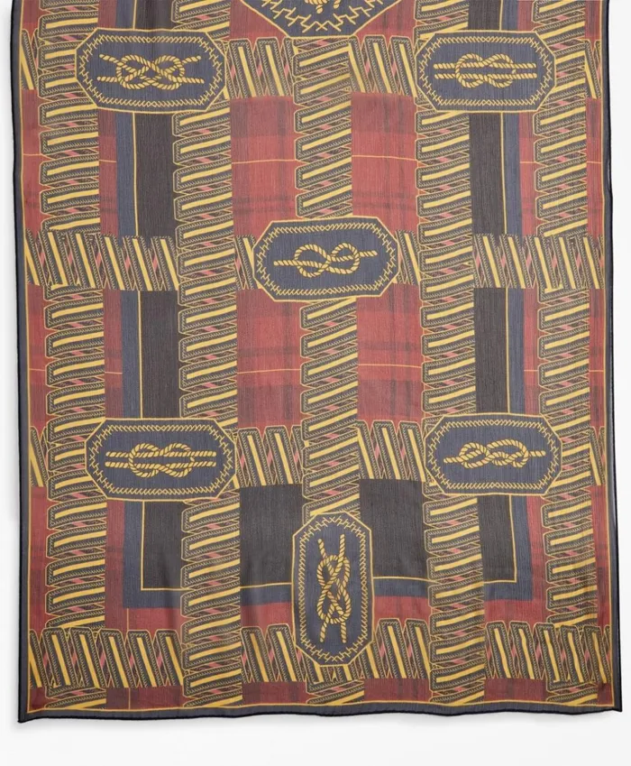Brooks Brothers Scarves Hats and Gloves KnotPrint Silk Chiffon Oblong Scarf Navymulti 8211 Women Brooks Brothers Scarves Hats and Gloves KnotPrint Silk Chiffon Oblong Scarf Navymulti 8211 Women