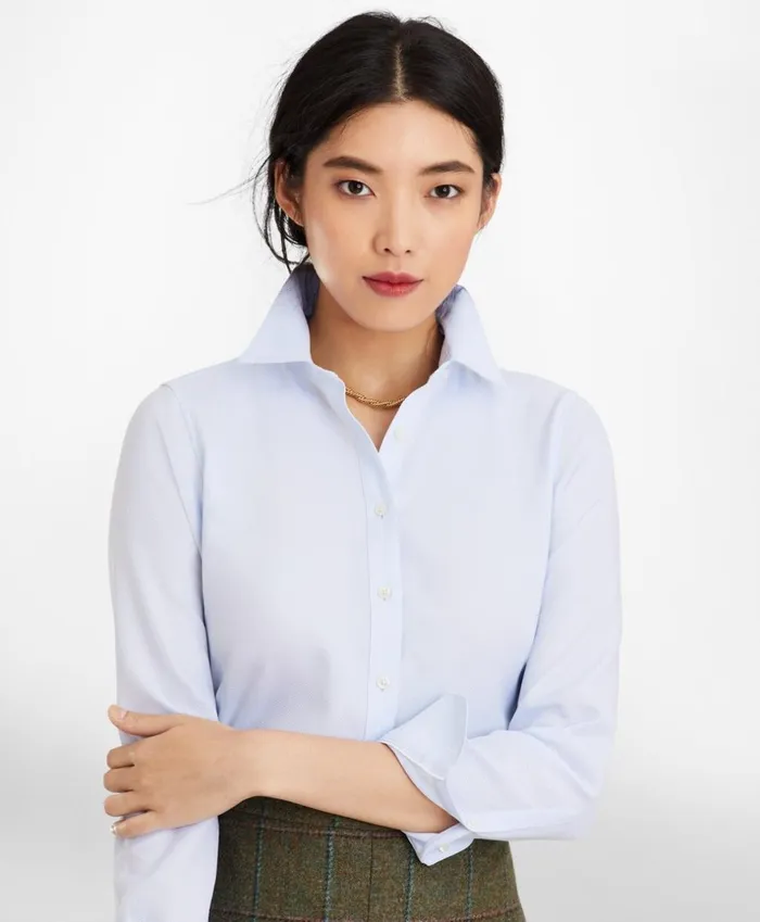 Brooks Brothers Shirts and Tops ClassicFit Cotton Dobby Luxury Shirt Light Blue 8211 Women Brooks Brothers Shirts and Tops ClassicFit Cotton Dobby Luxury Shirt Light Blue 8211 Women