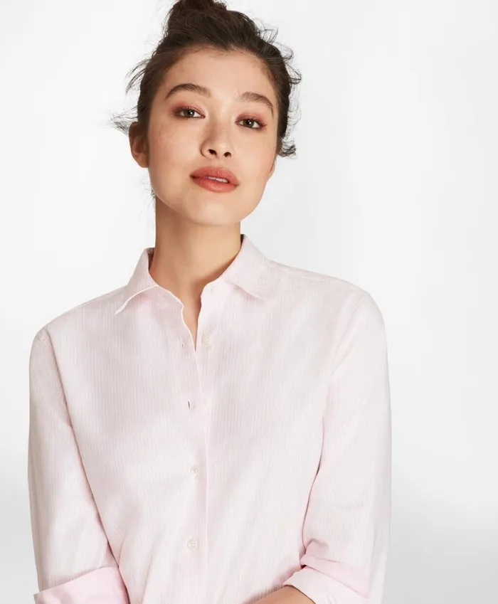 Brooks Brothers Shirts and Tops ClassicFit Supima Cotton Oxford Stripe ForwardPoint Shirt Pink 8211 Women Brooks Brothers Shirts and Tops ClassicFit Supima Cotton Oxford Stripe ForwardPoint Shirt Pink 8211 Women