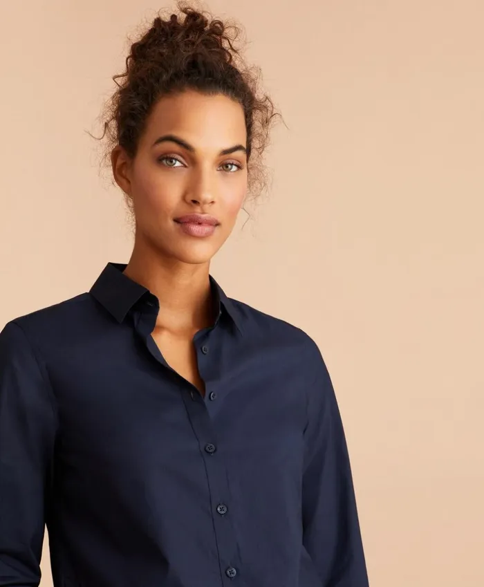 Brooks Brothers Shirts and Tops Cotton Poplin Tunic Navy 8211 Women Brooks Brothers Shirts and Tops Cotton Poplin Tunic Navy 8211 Women