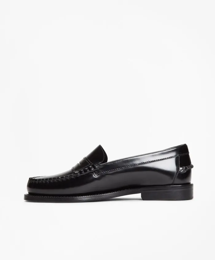 Brooks Brothers Shoes and Belts Leather Penny Loafers Black 8211 Women Brooks Brothers Shoes and Belts Leather Penny Loafers Black 8211 Women