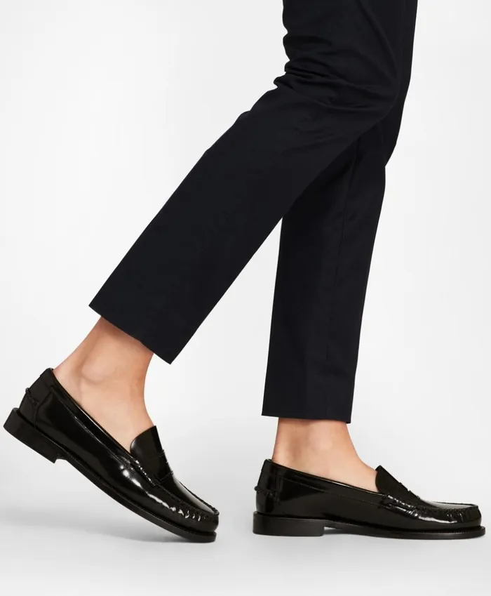 Brooks Brothers Shoes and Belts Leather Penny Loafers Black 8211 Women Brooks Brothers Shoes and Belts Leather Penny Loafers Black 8211 Women