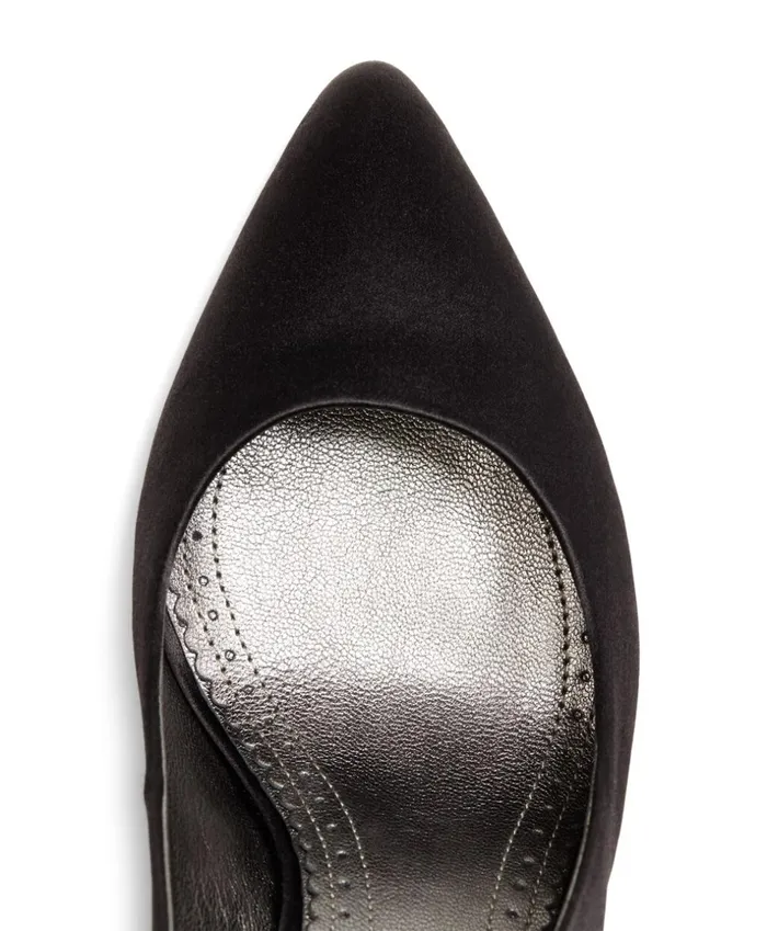 Brooks Brothers Shoes and Belts Satin Slingbacks Black 8211 Women Brooks Brothers Shoes and Belts Satin Slingbacks Black 8211 Women