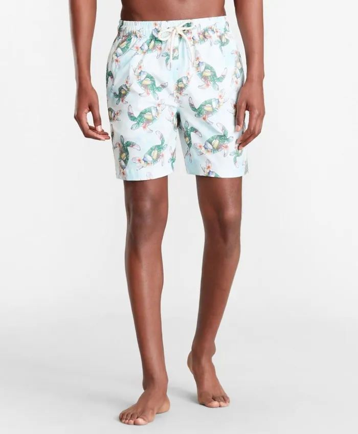 Brooks Brothers Shorts and Swimwear Montauk 6034 Turtle Print Swim Trunks Multi 8211 Men Brooks Brothers Shorts and Swimwear Montauk 6034 Turtle Print Swim Trunks Multi 8211 Men