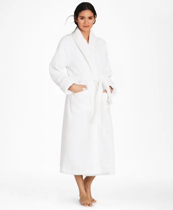 Brooks Brothers Sleepwear Terry Cloth Robe White 8211 Women