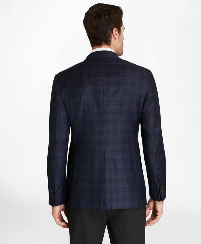 Brooks Brothers Sport Coats and Vests Regent Fit Blue Plaid With Deco Sport Coat Blue 8211 Men Brooks Brothers Sport Coats and Vests Regent Fit Blue Plaid With Deco Sport Coat Blue 8211 Men