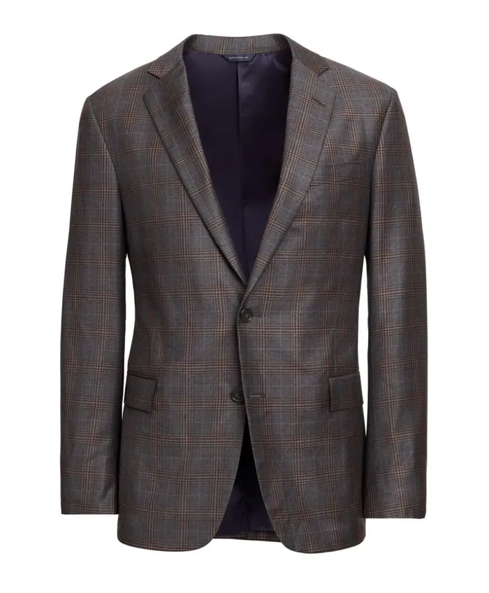 Brooks Brothers Sport Coats and Vests Regent Fit MultiPlaid Sport Coat Dark Grey 8211 Men Brooks Brothers Sport Coats and Vests Regent Fit MultiPlaid Sport Coat Dark Grey 8211 Men