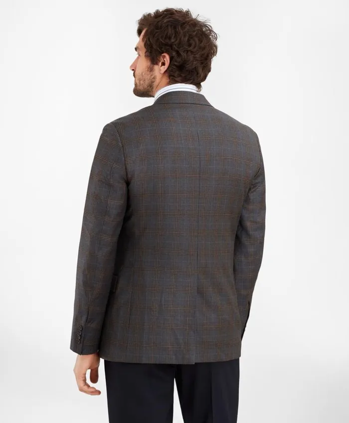 Brooks Brothers Sport Coats and Vests Regent Fit MultiPlaid Sport Coat Dark Grey 8211 Men Brooks Brothers Sport Coats and Vests Regent Fit MultiPlaid Sport Coat Dark Grey 8211 Men