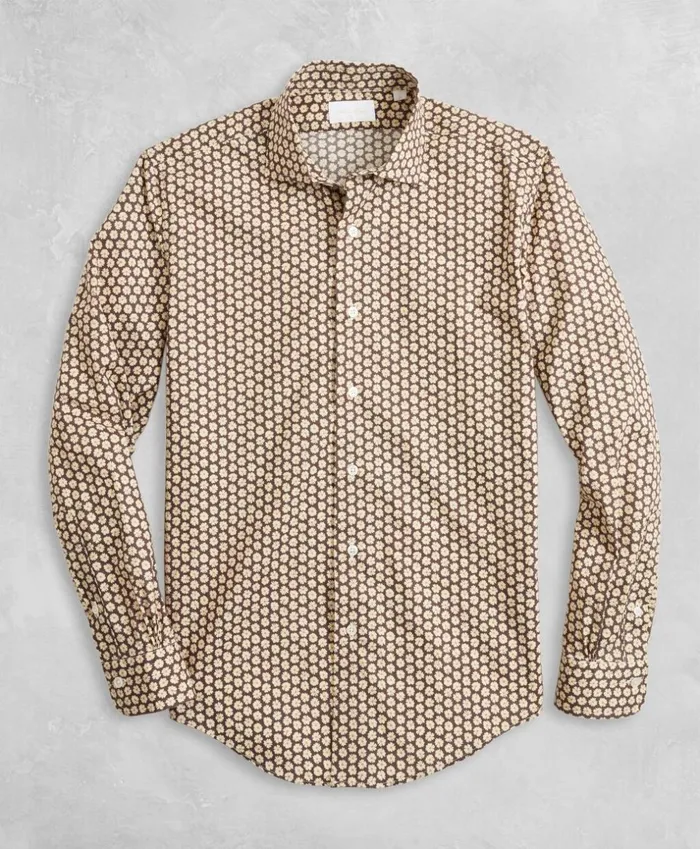 Brooks Brothers Sport Shirts Golden Fleece Regent Fit Brown Floral Sport Shirt Brown 8211 Men Brooks Brothers Sport Shirts Golden Fleece Regent Fit Brown Floral Sport Shirt Brown 8211 Men