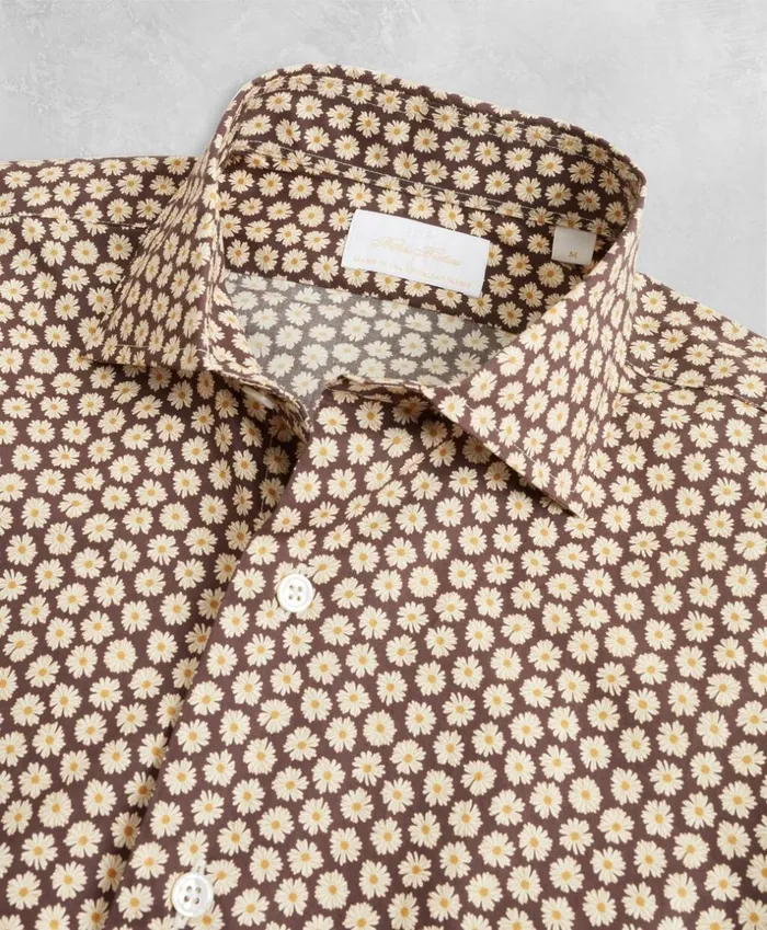 Brooks Brothers Sport Shirts Golden Fleece Regent Fit Brown Floral Sport Shirt Brown 8211 Men Brooks Brothers Sport Shirts Golden Fleece Regent Fit Brown Floral Sport Shirt Brown 8211 Men