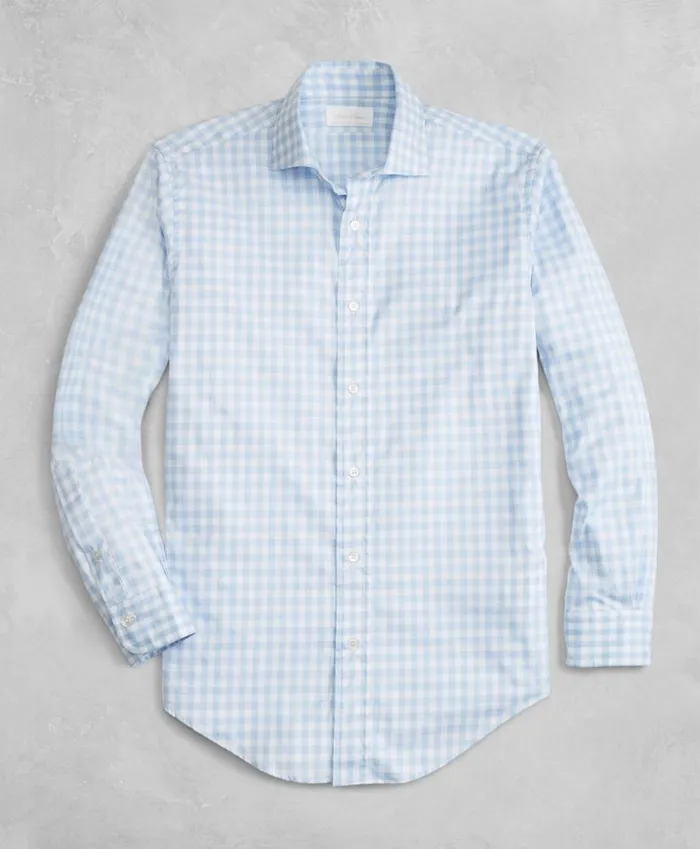 Brooks Brothers Sport Shirts Golden Fleece Regent Fit Gingham Flannel Sport Shirt Light Bluewhite 8211 Men Brooks Brothers Sport Shirts Golden Fleece Regent Fit Gingham Flannel Sport Shirt Light Bluewhite 8211 Men