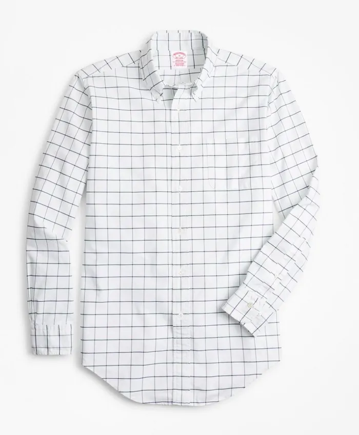 Brooks Brothers Sport Shirts Madison Fit Oxford Windowpane Sport Shirt White 8211 Men Brooks Brothers Sport Shirts Madison Fit Oxford Windowpane Sport Shirt White 8211 Men