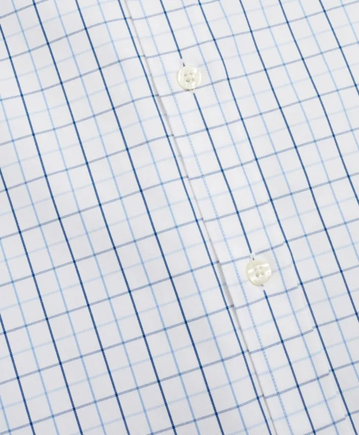 Brooks Brothers Sport Shirts Stretch Regent Fitted Sport Shirt NonIron Windowpane Blue 8211 Men Brooks Brothers Sport Shirts Stretch Regent Fitted Sport Shirt NonIron Windowpane Blue 8211 Men