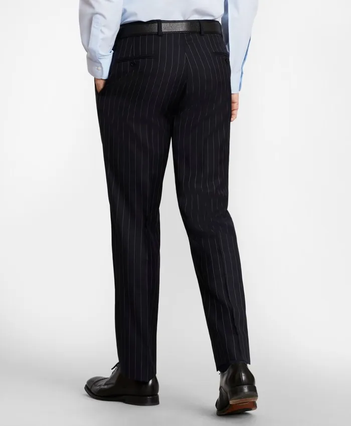 Brooks Brothers Suits BrooksGate MilanoFit BeadStripe Wool Twill Suit Pants Navy 8211 Men Brooks Brothers Suits BrooksGate MilanoFit BeadStripe Wool Twill Suit Pants Navy 8211 Men