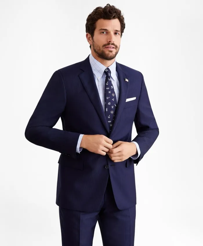 Brooks Brothers Suits Regent Fit TwoButton Stripe 1818 Suit Navy 8211 Men Brooks Brothers Suits Regent Fit TwoButton Stripe 1818 Suit Navy 8211 Men
