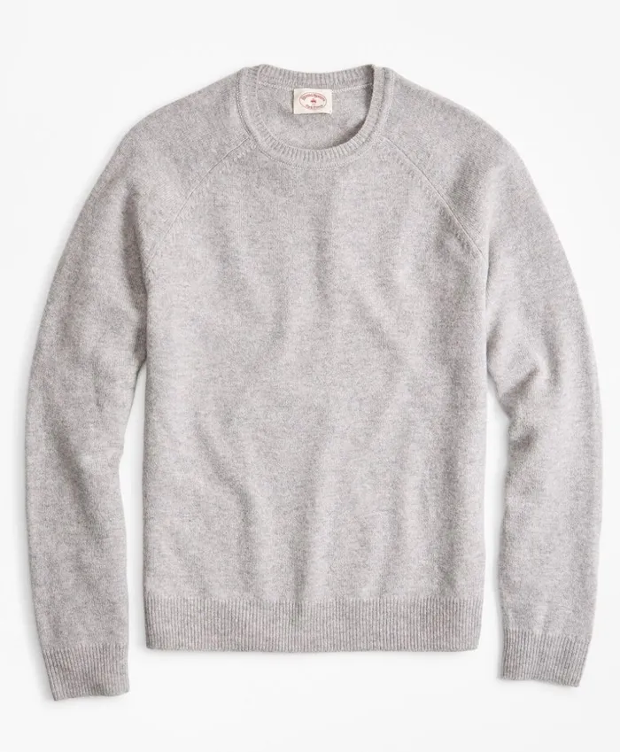 Brooks Brothers Sweaters Lambswool Raglan Crewneck Sweater Light Grey 8211 Men Brooks Brothers Sweaters Lambswool Raglan Crewneck Sweater Light Grey 8211 Men