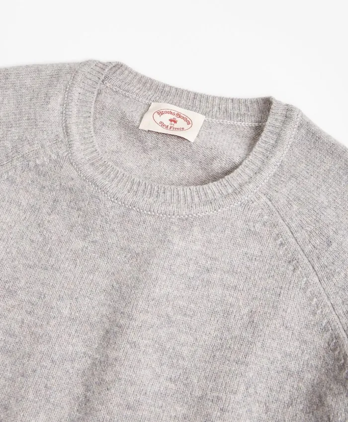 Brooks Brothers Sweaters Lambswool Raglan Crewneck Sweater Light Grey 8211 Men Brooks Brothers Sweaters Lambswool Raglan Crewneck Sweater Light Grey 8211 Men