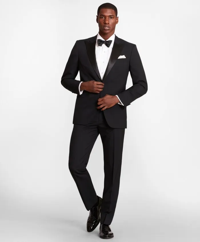 Brooks Brothers Tuxedo Shop BrooksGate RegentFit Wool Tuxedo Jacket Black 8211 Men Brooks Brothers Tuxedo Shop BrooksGate RegentFit Wool Tuxedo Jacket Black 8211 Men