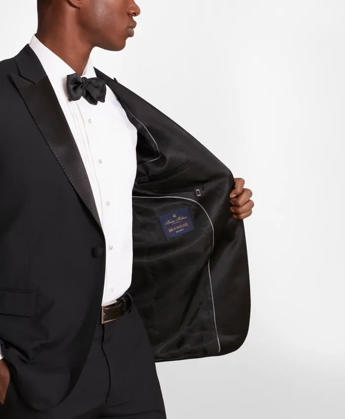 Brooks Brothers Tuxedo Shop BrooksGate RegentFit Wool Tuxedo Jacket Black 8211 Men Brooks Brothers Tuxedo Shop BrooksGate RegentFit Wool Tuxedo Jacket Black 8211 Men