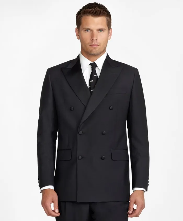 Brooks Brothers Tuxedo Shop DoubleBreasted Tuxedo Jacket Black 8211 Men