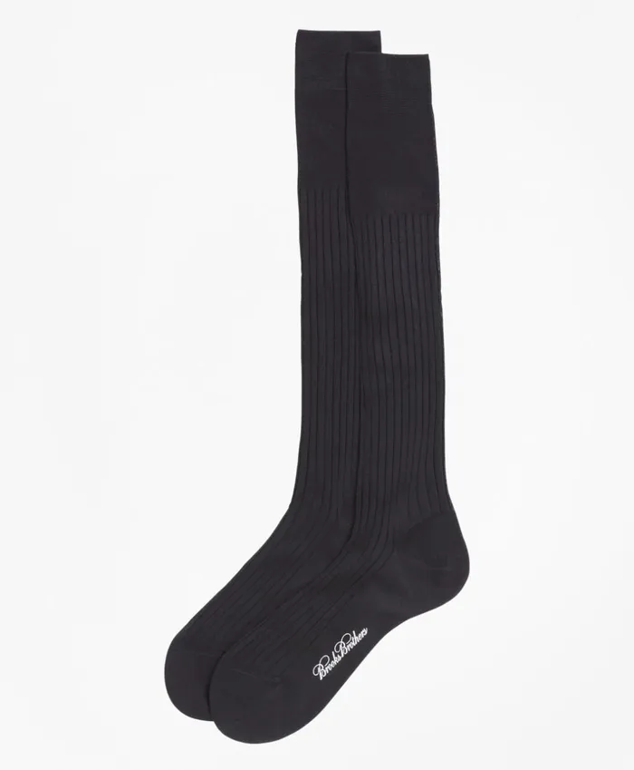 Brooks Brothers Underwear and Socks Filo Di Scozia OvertheCalf Socks Black 8211 Men Brooks Brothers Underwear and Socks Filo Di Scozia OvertheCalf Socks Black 8211 Men