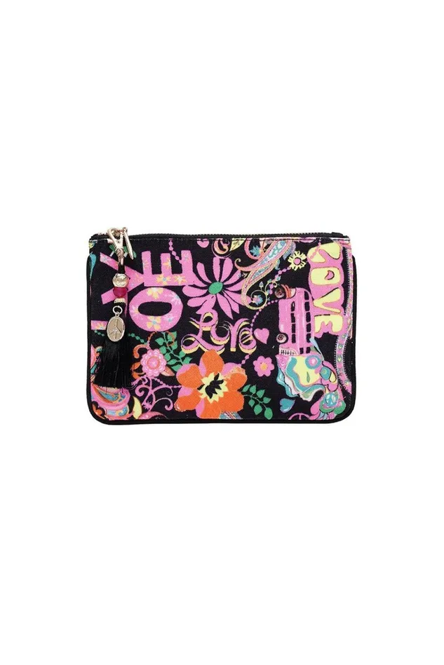Camilla Bags Women Coin And Phone Purse Peace Love And Hair