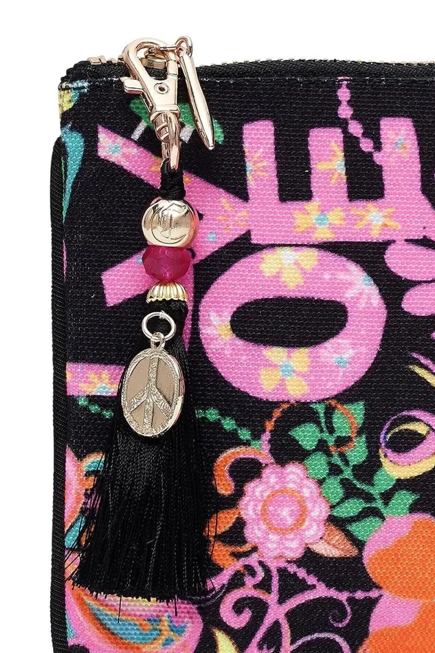 Camilla Bags Women Coin And Phone Purse Peace Love And Hair
