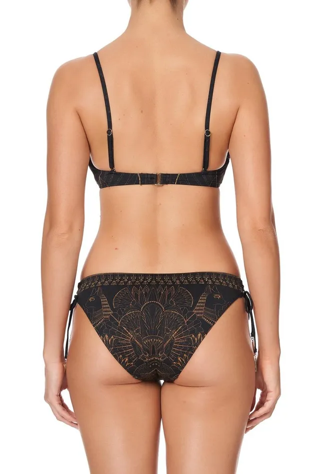 Camilla Bikinis Women Lace Front Crop Top Cobra King