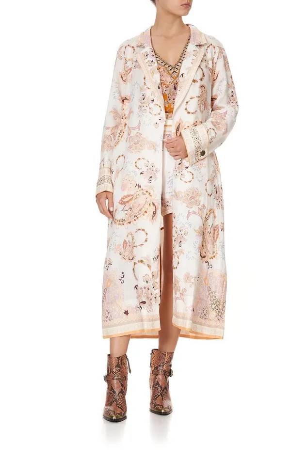 Camilla Jackets Women Soft Trench With French Cuff Marrakesh Maiden