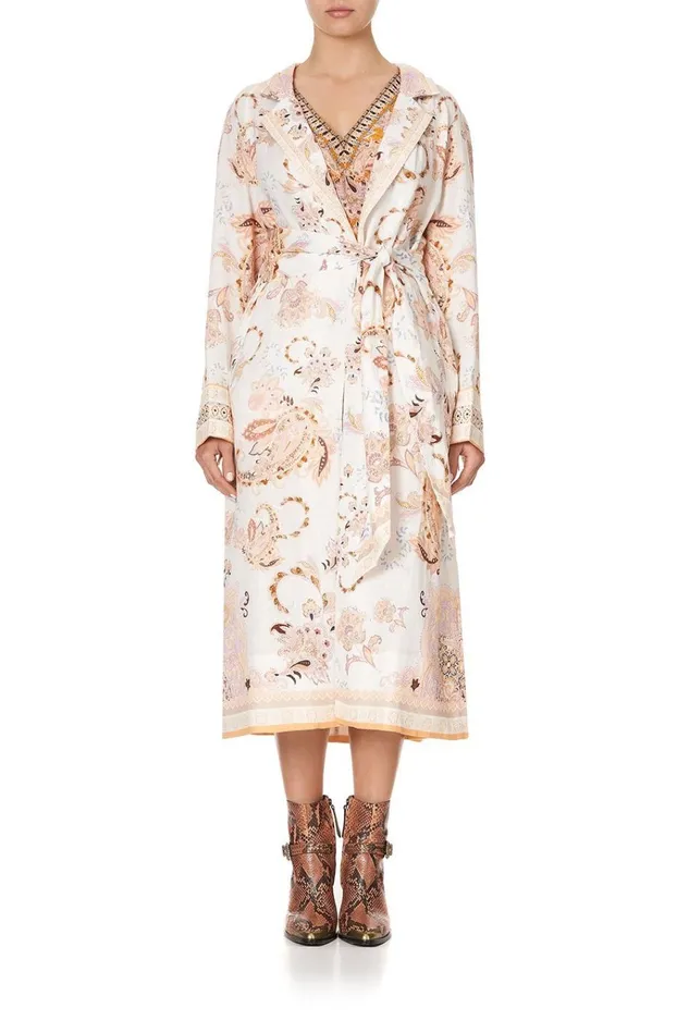 Camilla Jackets Women Soft Trench With French Cuff Marrakesh Maiden