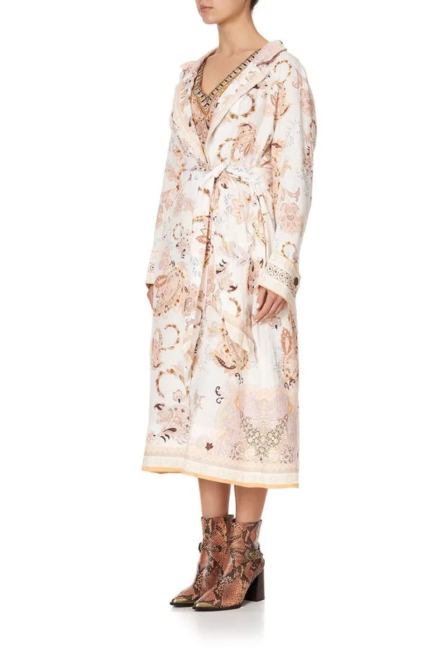 Camilla Jackets Women Soft Trench With French Cuff Marrakesh Maiden