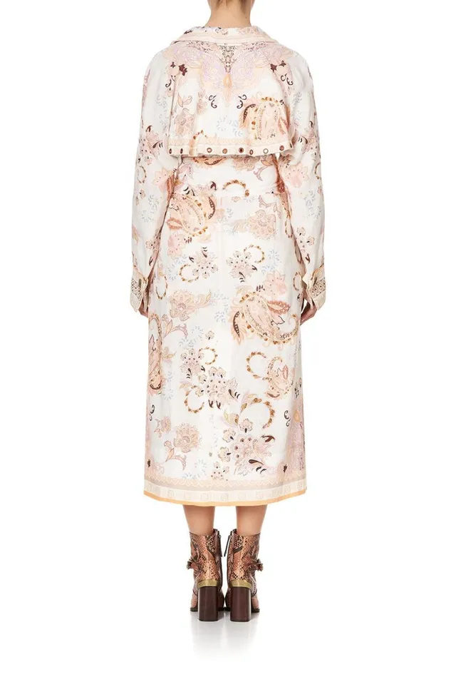 Camilla Jackets Women Soft Trench With French Cuff Marrakesh Maiden