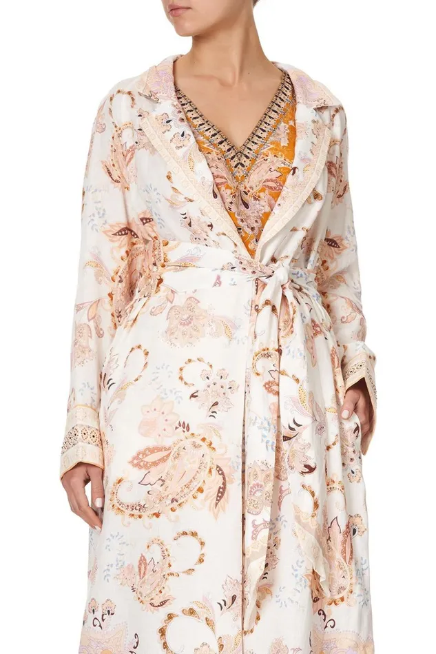 Camilla Jackets Women Soft Trench With French Cuff Marrakesh Maiden