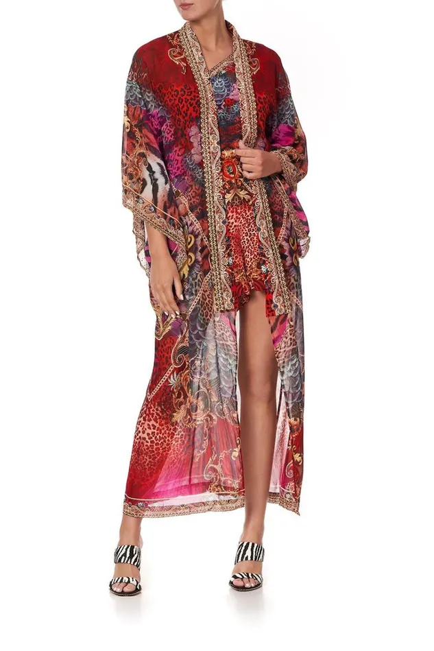 Camilla Kaftans and Coverups Women Kimono Coat Slave To The Rhythm