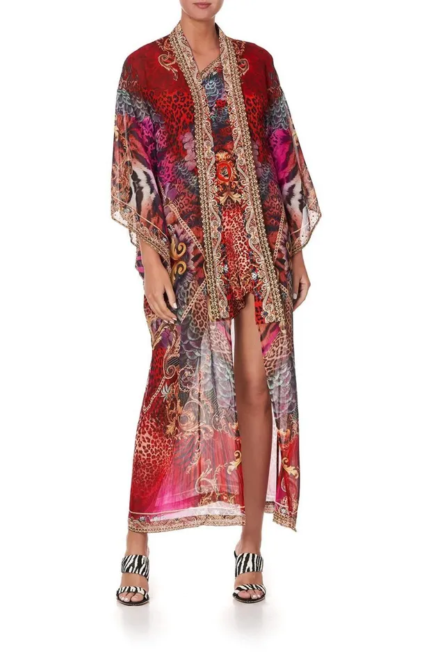 Camilla Kaftans and Coverups Women Kimono Coat Slave To The Rhythm