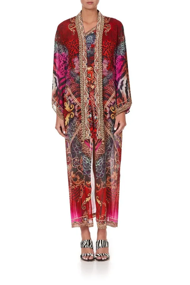 Camilla Kaftans and Coverups Women Kimono Coat Slave To The Rhythm