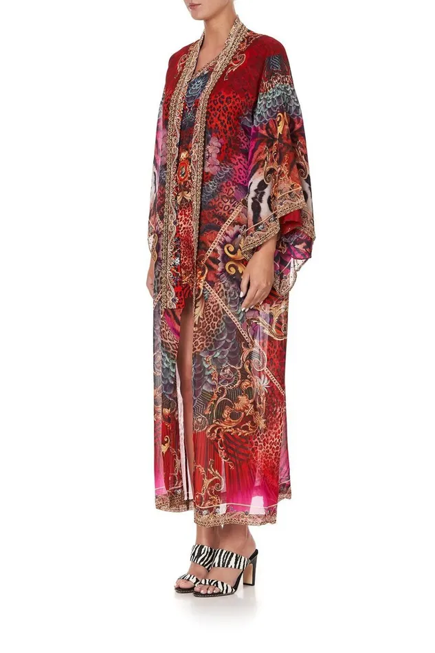 Camilla Kaftans and Coverups Women Kimono Coat Slave To The Rhythm