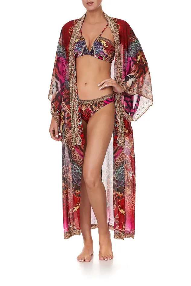 Camilla Kaftans and Coverups Women Kimono Coat Slave To The Rhythm