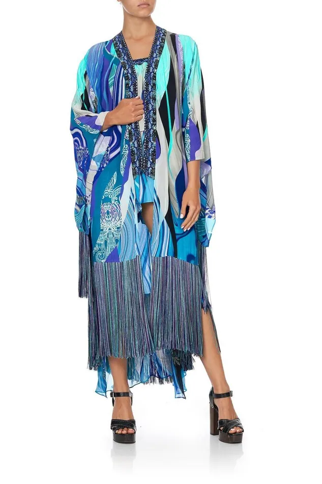Camilla Kimonos Women Kimono With Long Underlayer Wategos Wanderlust