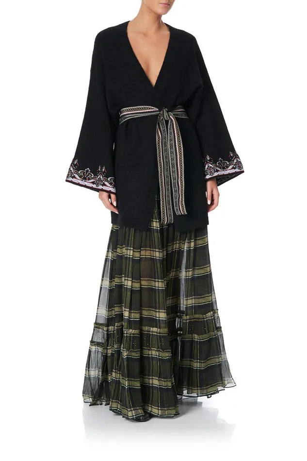 Camilla Knitwear Women Kimono Sleeve Wrap Knit Botanical Chronicles