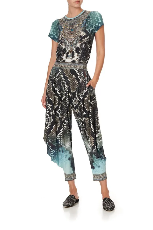 Camilla Loungewear Women Jersey Drape Pant With Pocket Prey