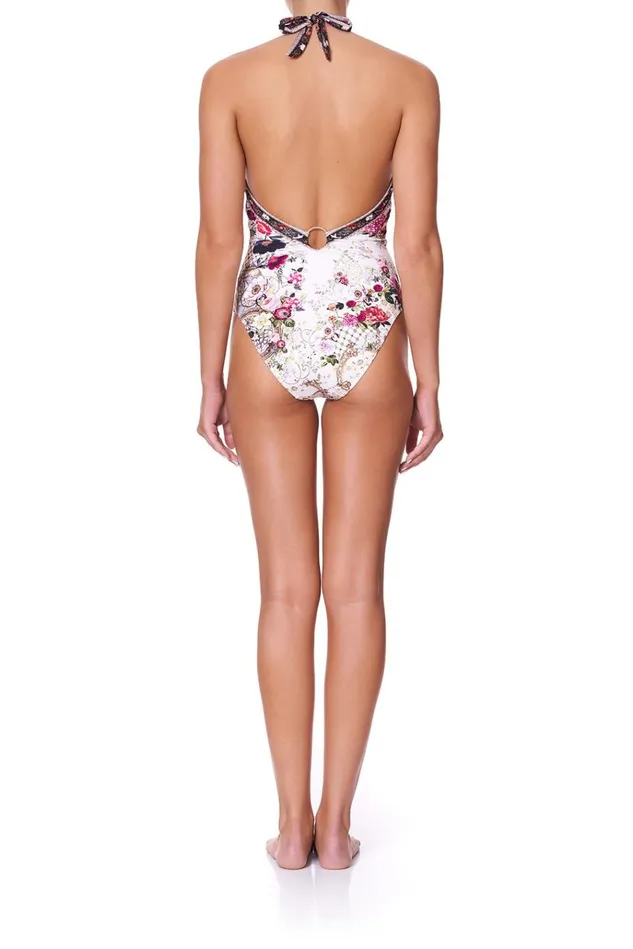 Camilla One Pieces Women Ring Detail Plunge V One Piece Fairy Godmother