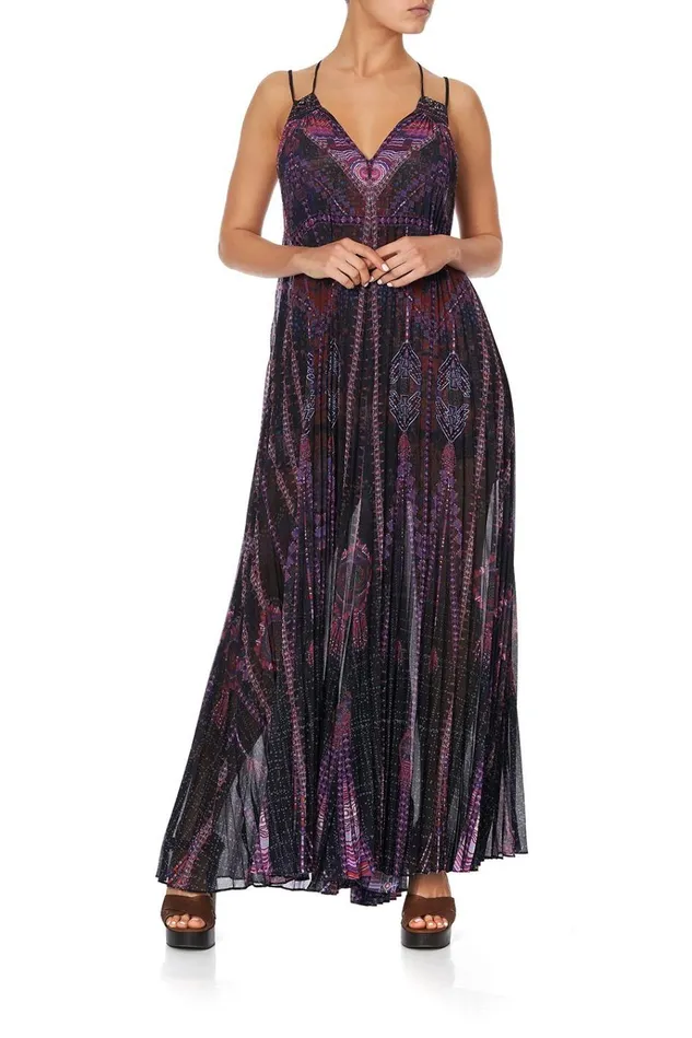 Camilla Party Dresses Women Pleated Jumpsuit With Yoke Mina Mina
