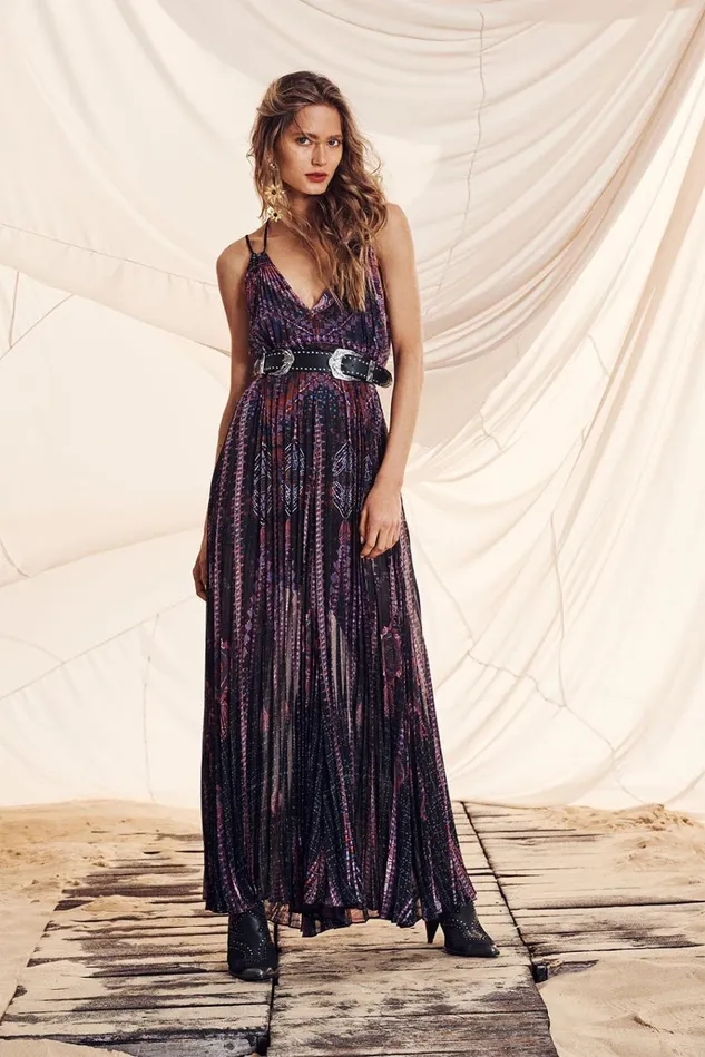 Camilla Party Dresses Women Pleated Jumpsuit With Yoke Mina Mina