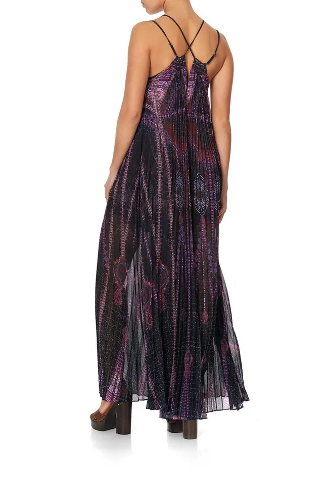 Camilla Party Dresses Women Pleated Jumpsuit With Yoke Mina Mina