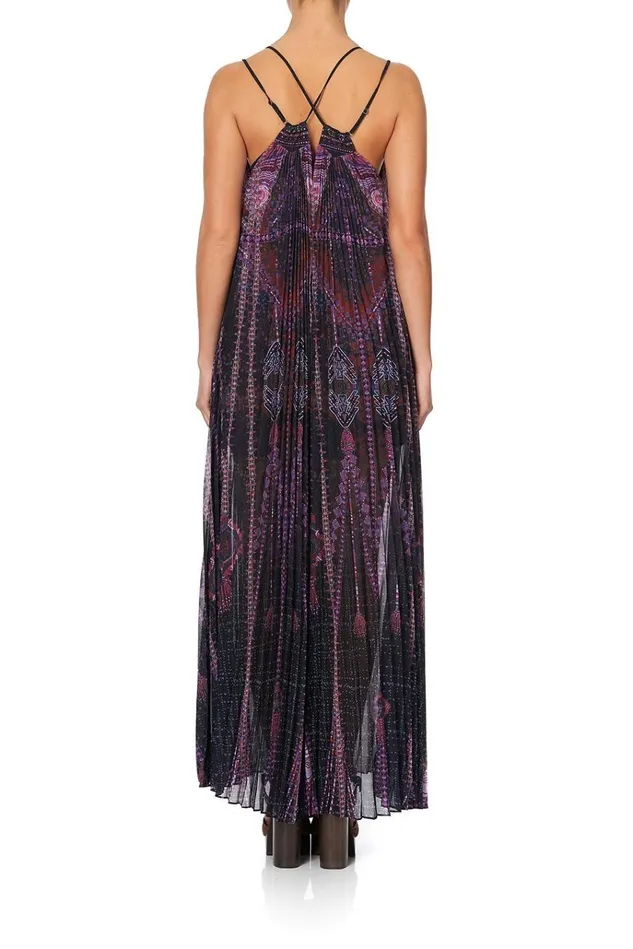 Camilla Party Dresses Women Pleated Jumpsuit With Yoke Mina Mina