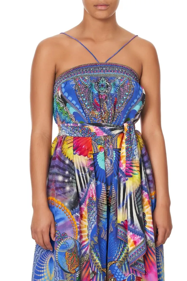 Camilla Playsuits and Jumpsuits Women Convertible Jumpsuit Psychedelica