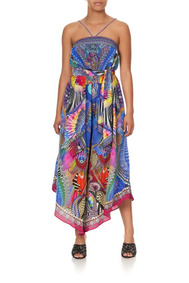Camilla Playsuits and Jumpsuits Women Convertible Jumpsuit Psychedelica